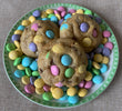 Spring M&M Chocolate Chip Cookies